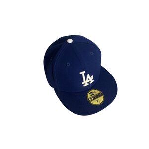 New Era LA Dodgers 59FIFTY Fitted Hat 7 1/4 Blue